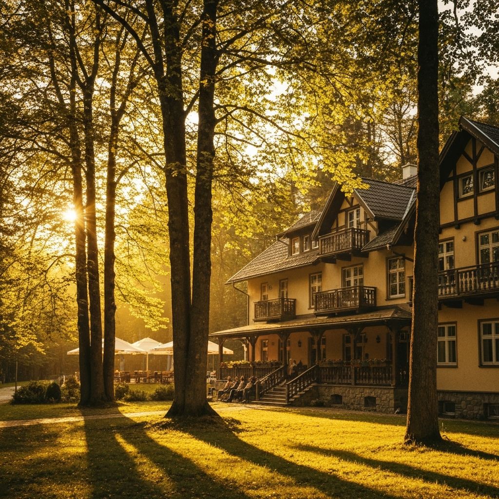 유럽풍 펜션 전경